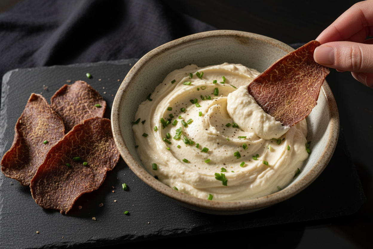 Dip de Palmitos con Craki Pepper